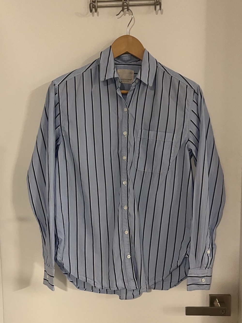 Unsubscribed Striped Boyfriend Shirt